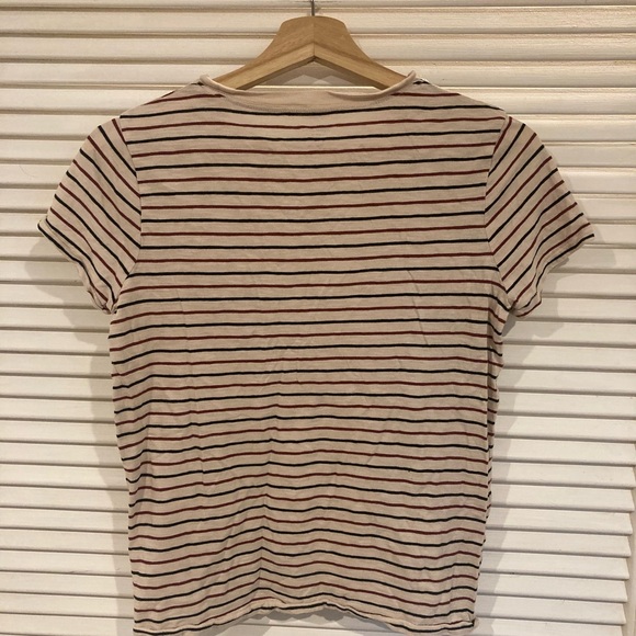 Madewell Striped Short Sleeve T-Shirt Size Small - Picture 5 of 6